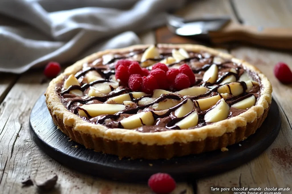 Tarte Poire Chocolat : Recette Maison Facile et Fondante