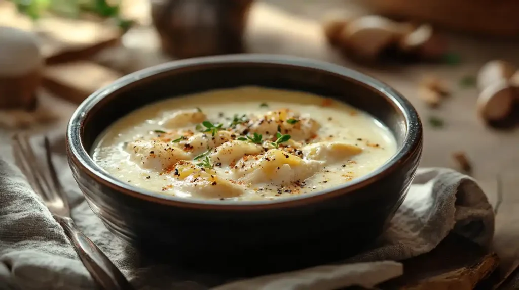 Poulet à la crème onctueux et savoureux, recette facile maison 5