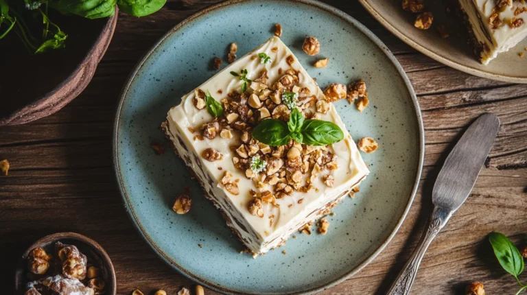 Nougat Glacé – Festive French frozen dessert with nuts and candied fruits