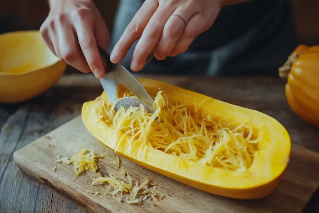 courge spaghetti four