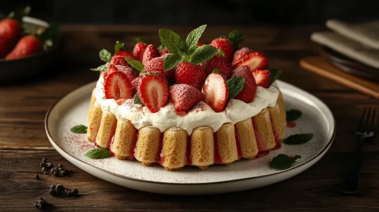 charlotte fraise mascarpone 10