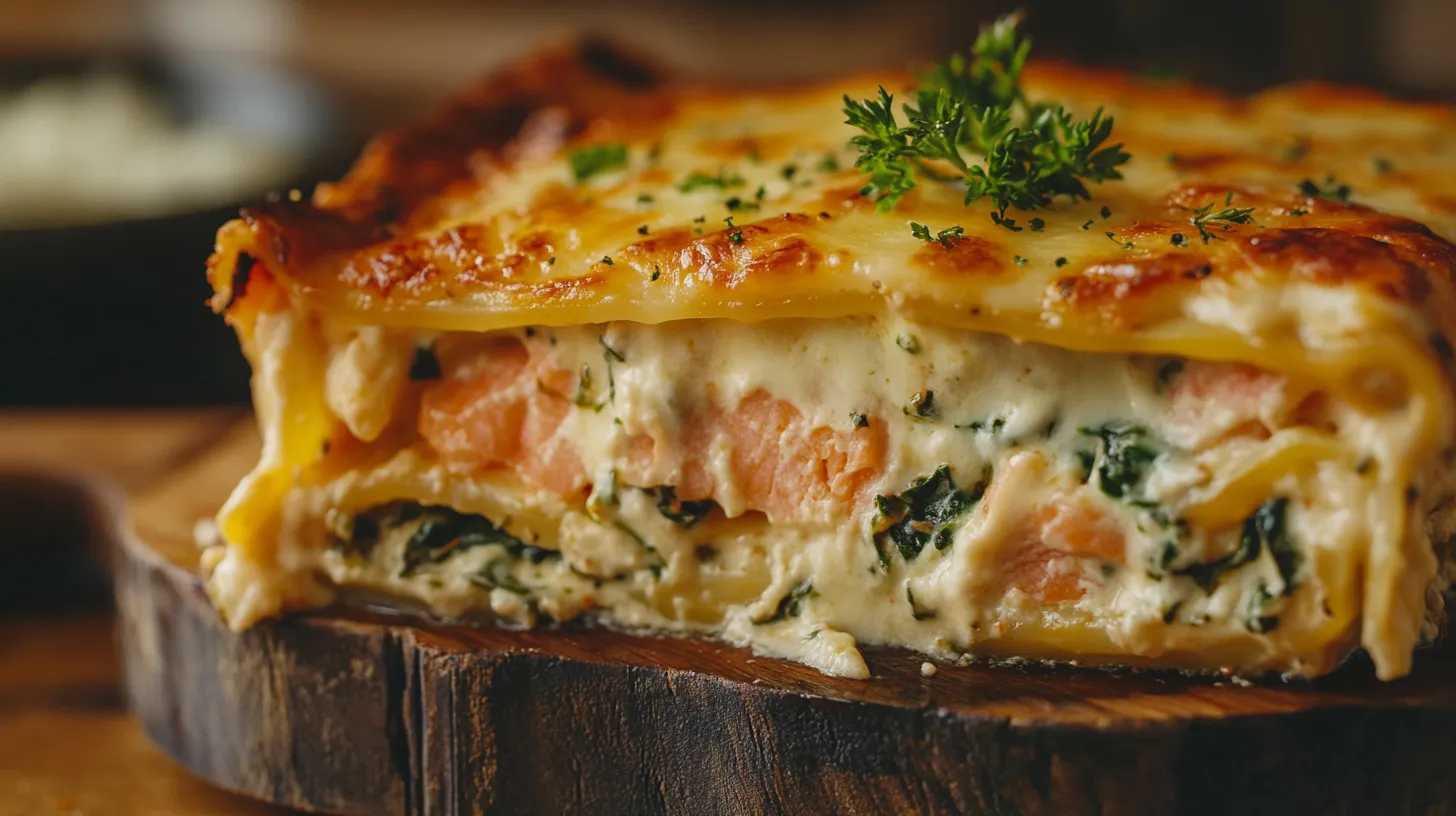 Lasagnes saumon épinards