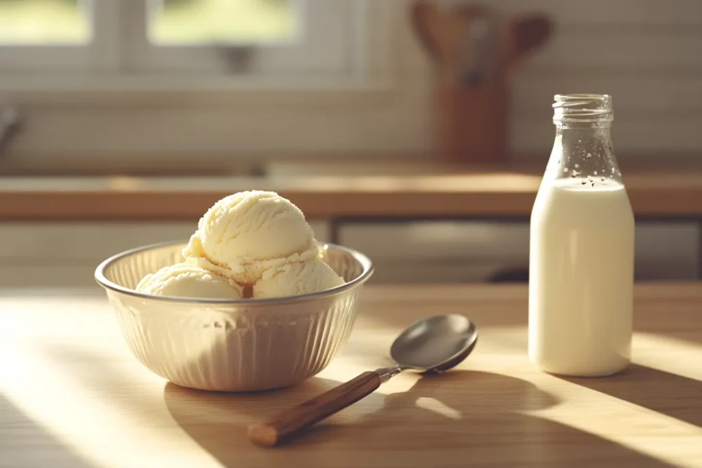 Milk shake à la vanille crémeux et rafraîchissant fait maison5