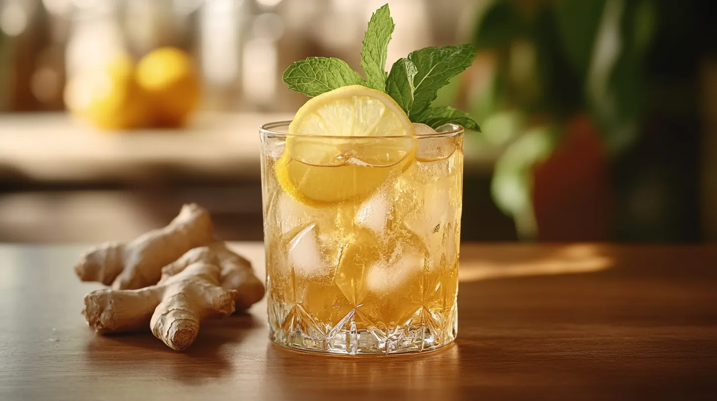 Boisson citron gingembre