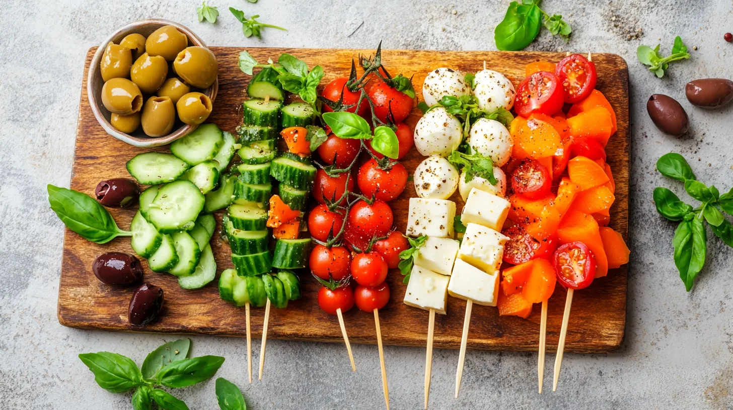 Brochettes apéritives