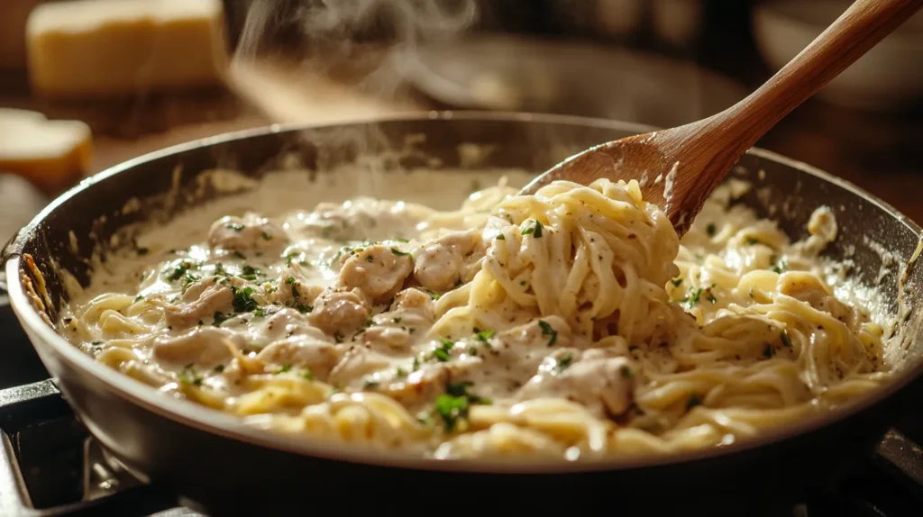 Pâtes au poulet 2