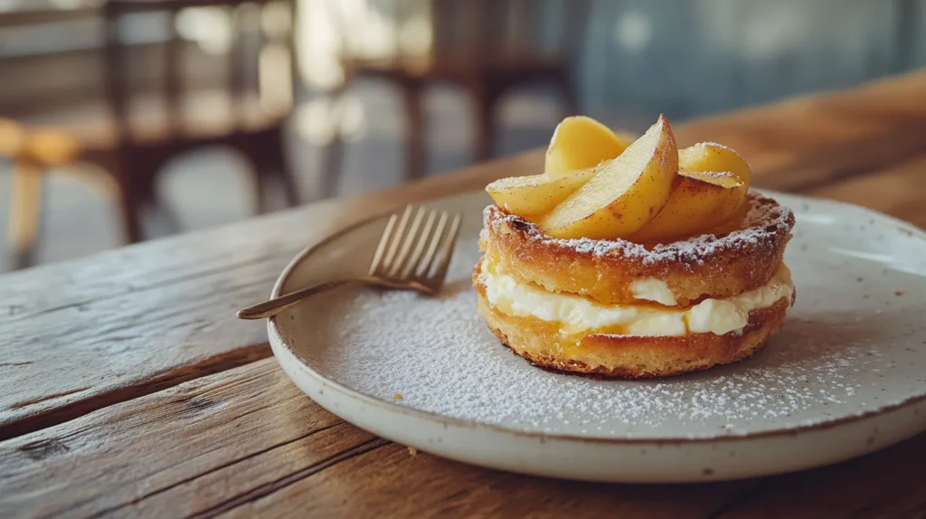 Gâteau mascarpone et pommes 1