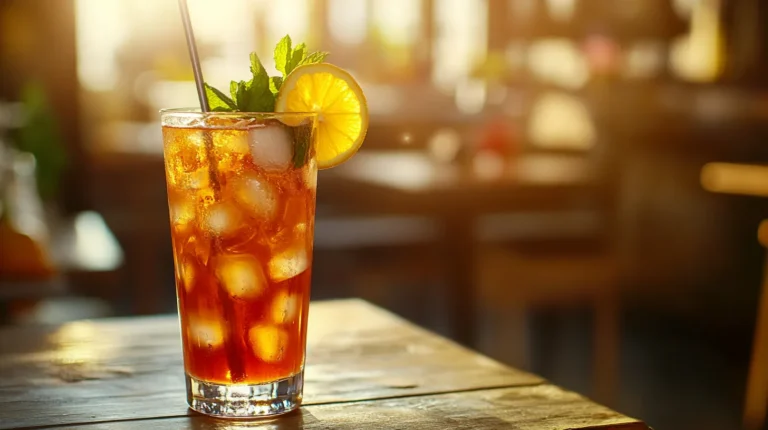 Cocktail sans alcool pétillant