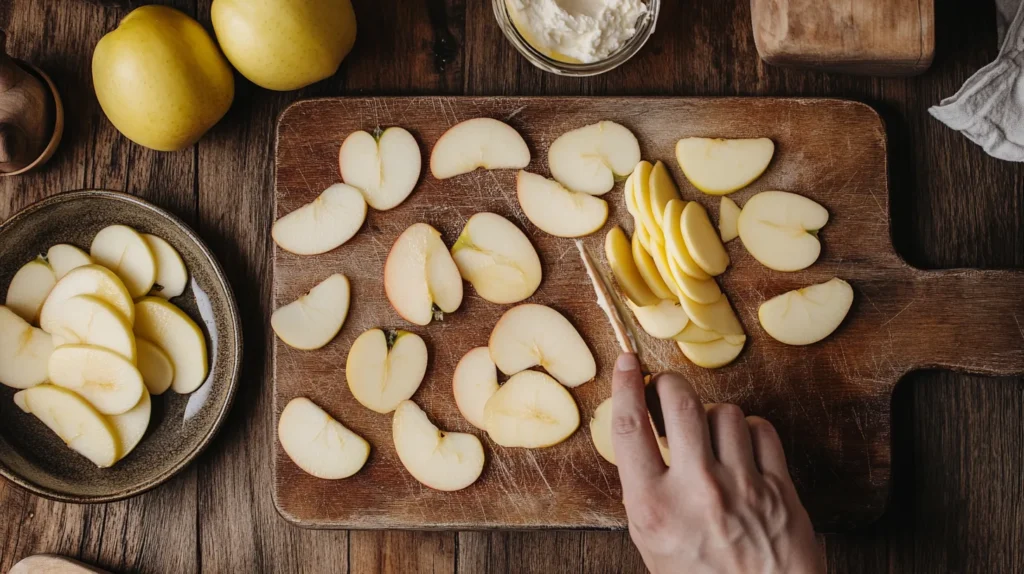 Gâteau mascarpone et pommes 4