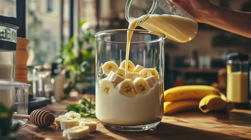 Milkshake au banane 3