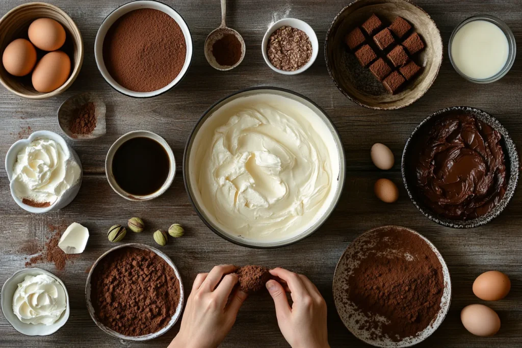 Tiramisu à la pistache maison, dessert crémeux et raffiné2